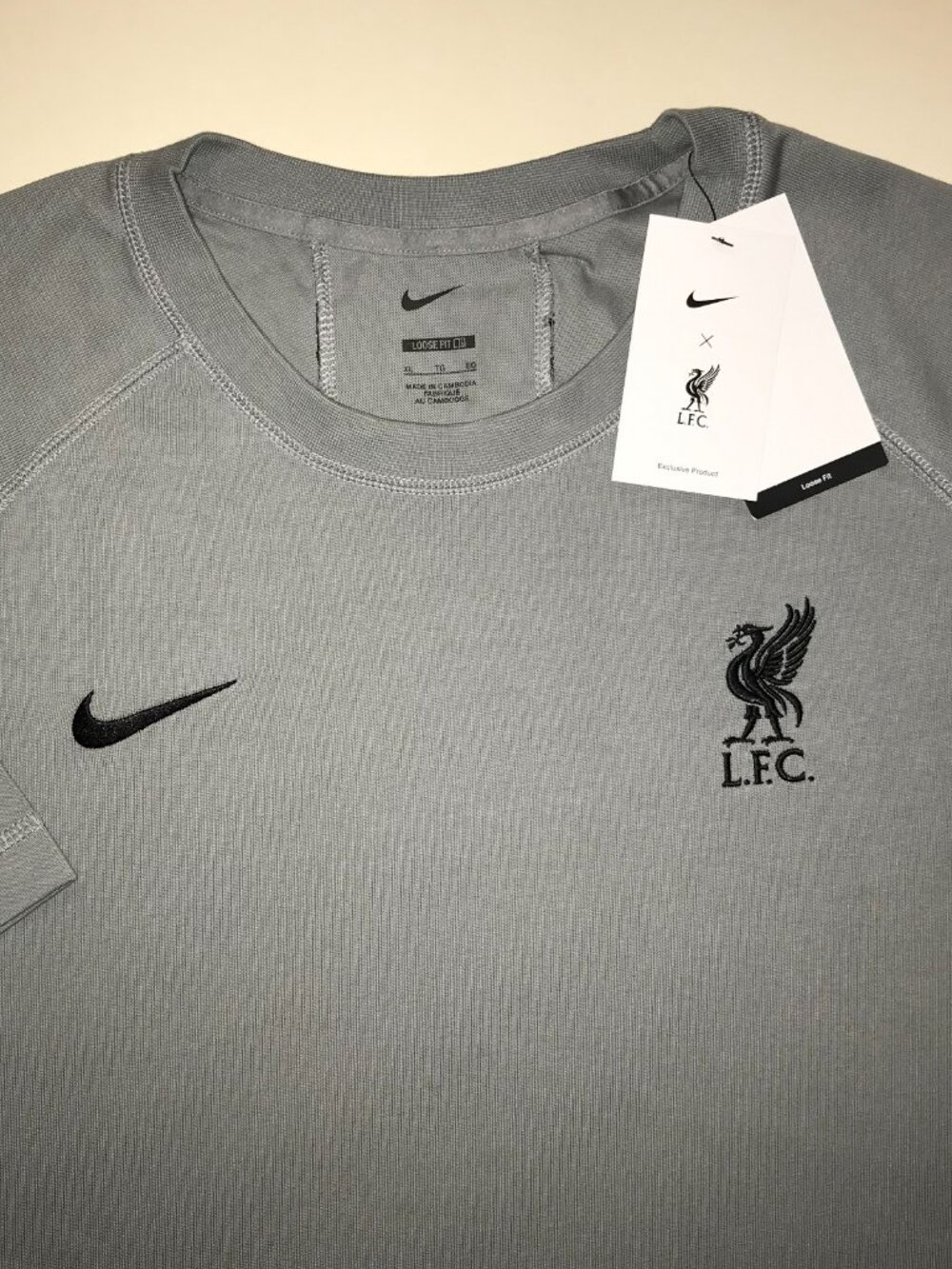 Men's Nike x L.F.C Liverpool Travel Away T-shirt-Size: XL (DN3101)